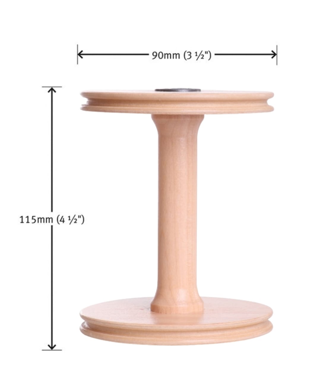 Ashford Spinning Bobbin Ashford Sliding Hook Flyer Bobbin 90mm Single Drive