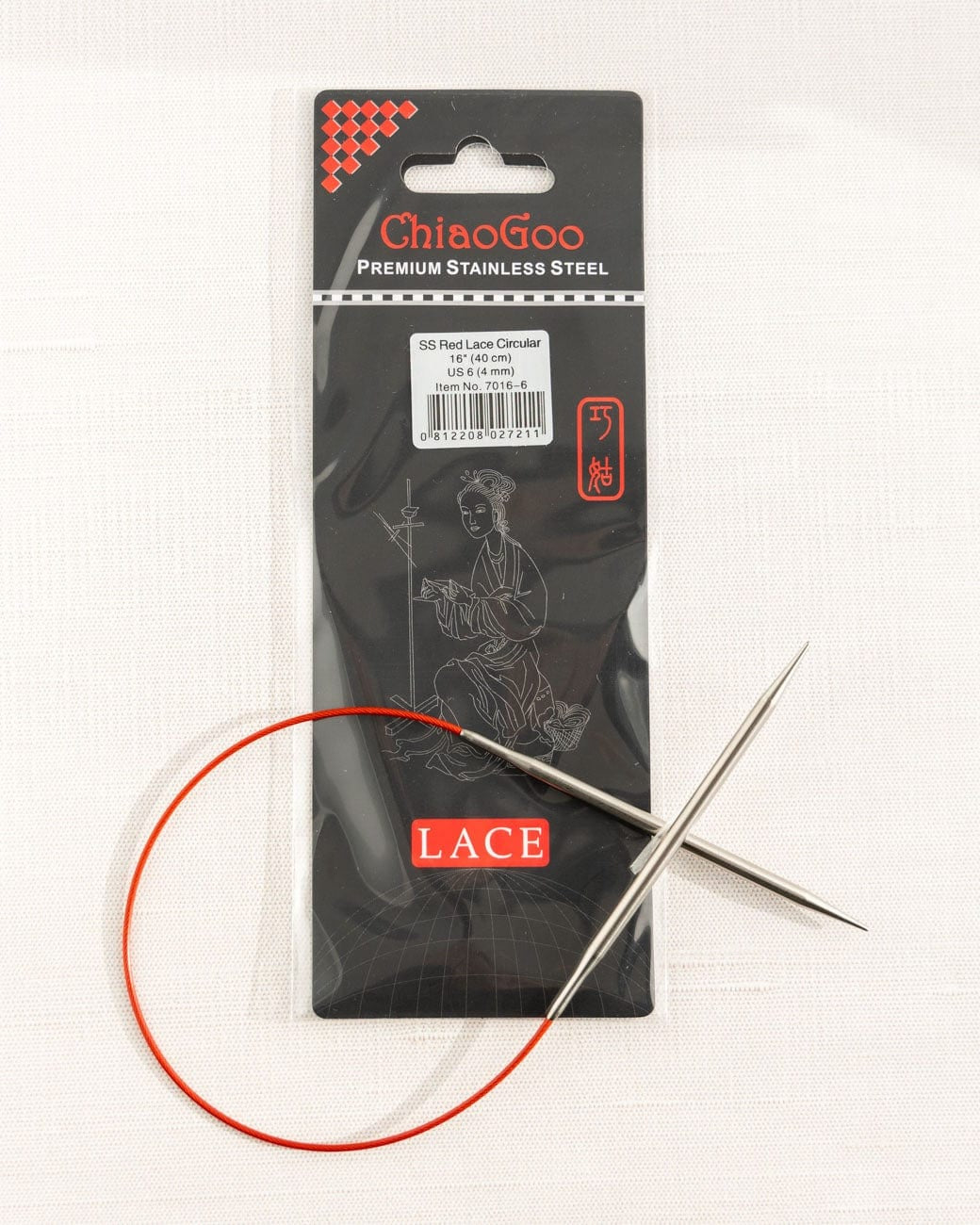 ChiaoGoo ChiaoGoo Knitting Needles ChiaoGoo / RED Lace Circular / 16"