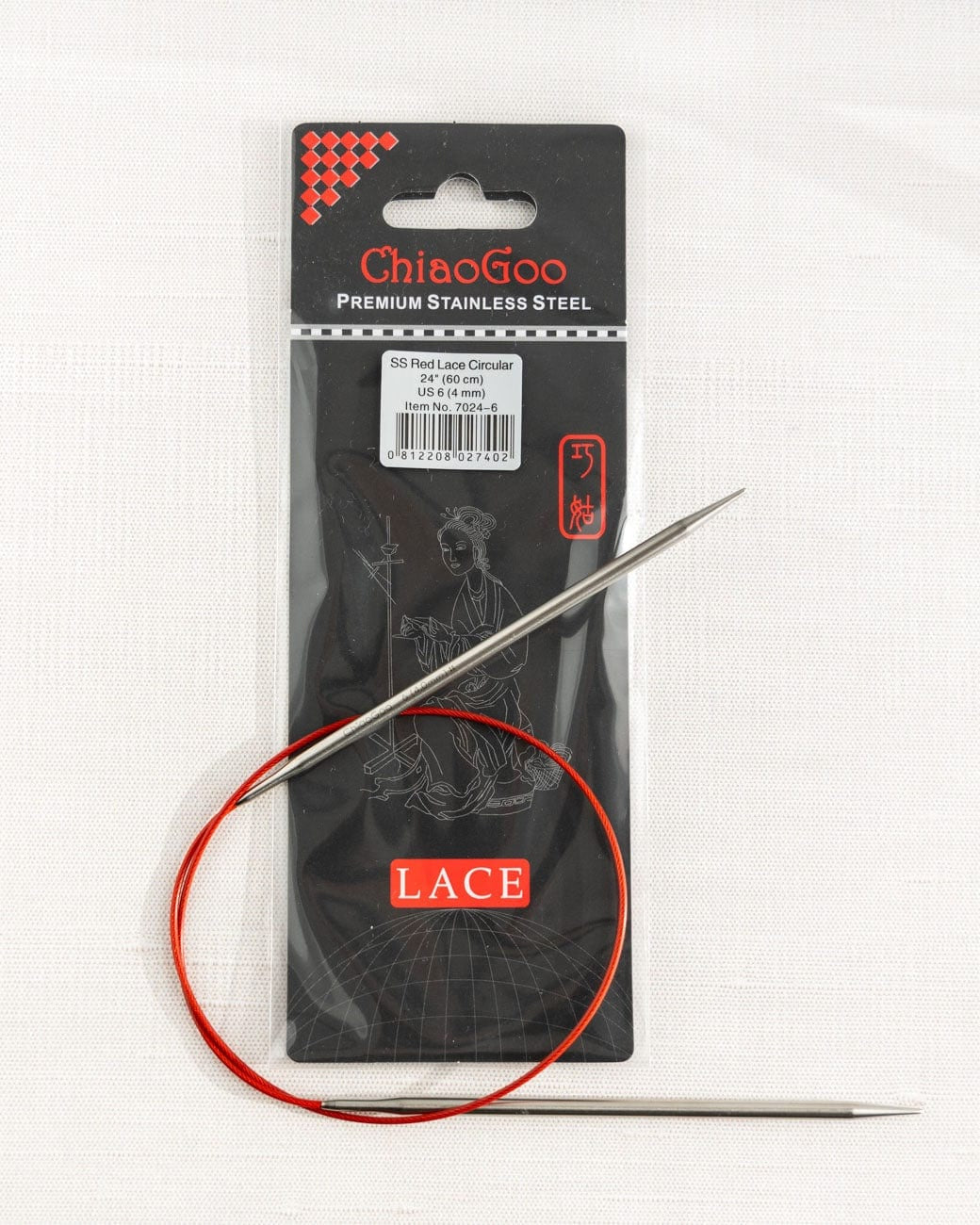 ChiaoGoo ChiaoGoo Knitting Needles ChiaoGoo / RED Lace Circular / 24"