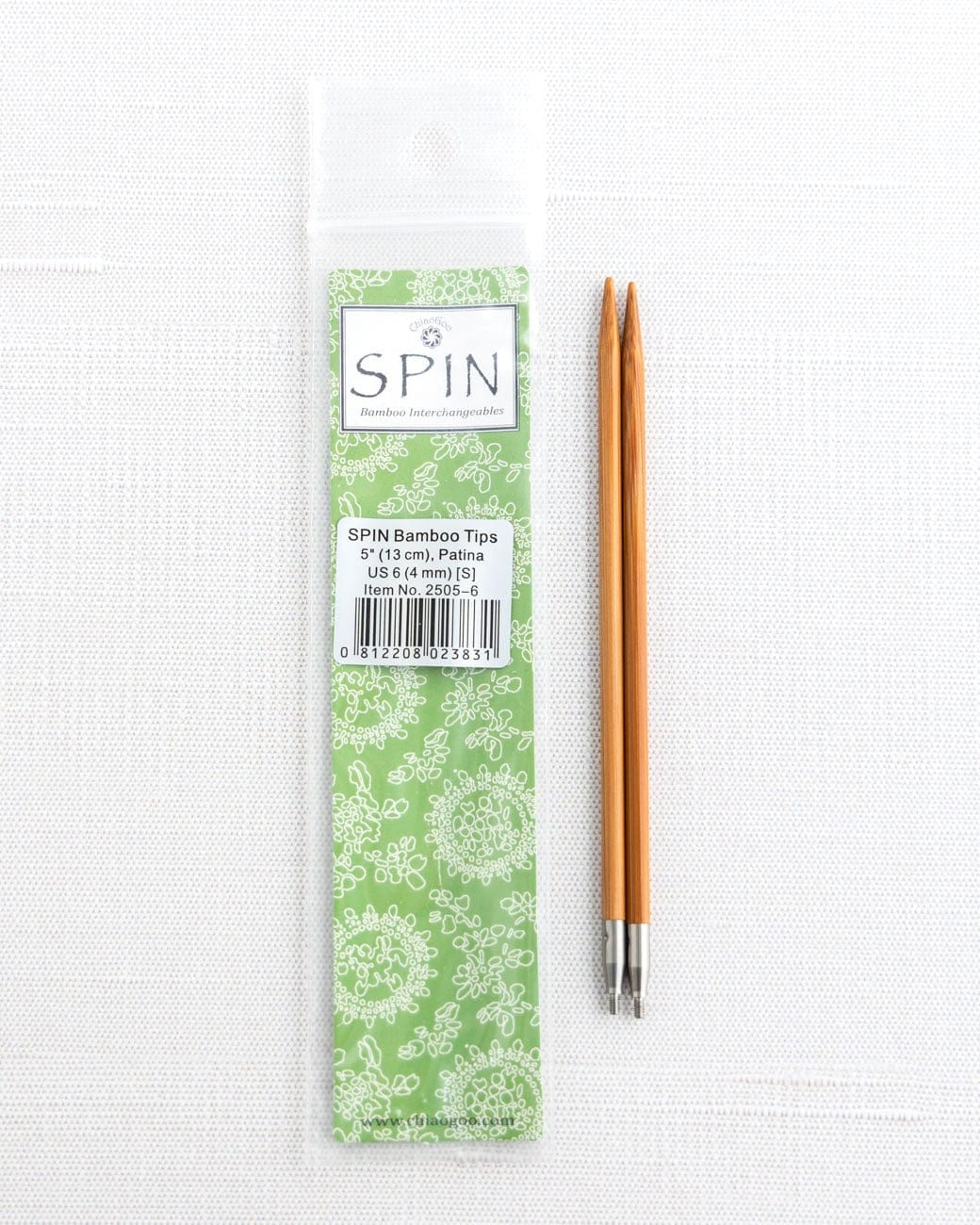 ChiaoGoo ChiaoGoo Knitting Needles ChiaoGoo / SPIN Bamboo Tips 5"
