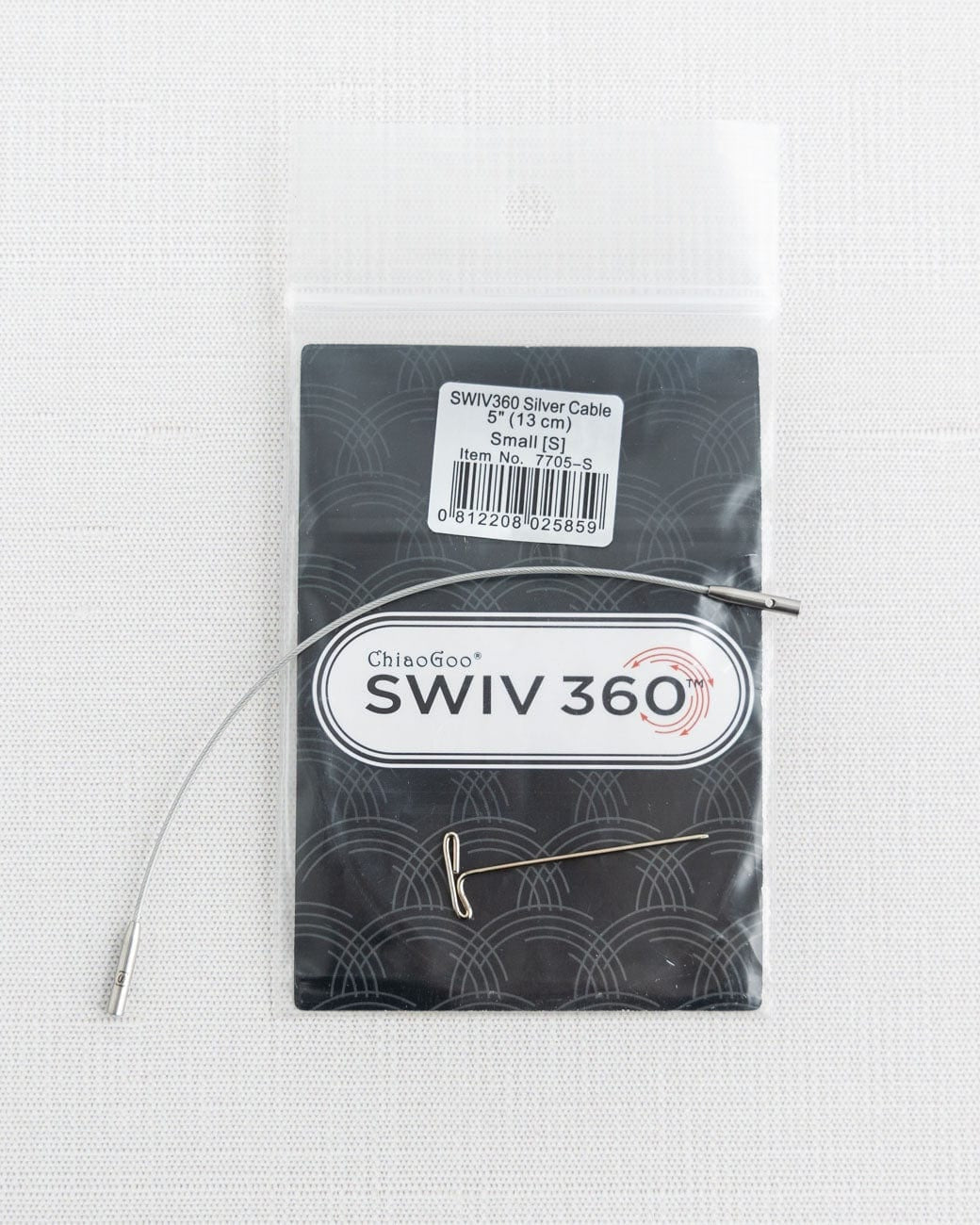 ChiaoGoo ChiaoGoo Knitting Needles ChiaoGoo / SWIV360 Silver Cable