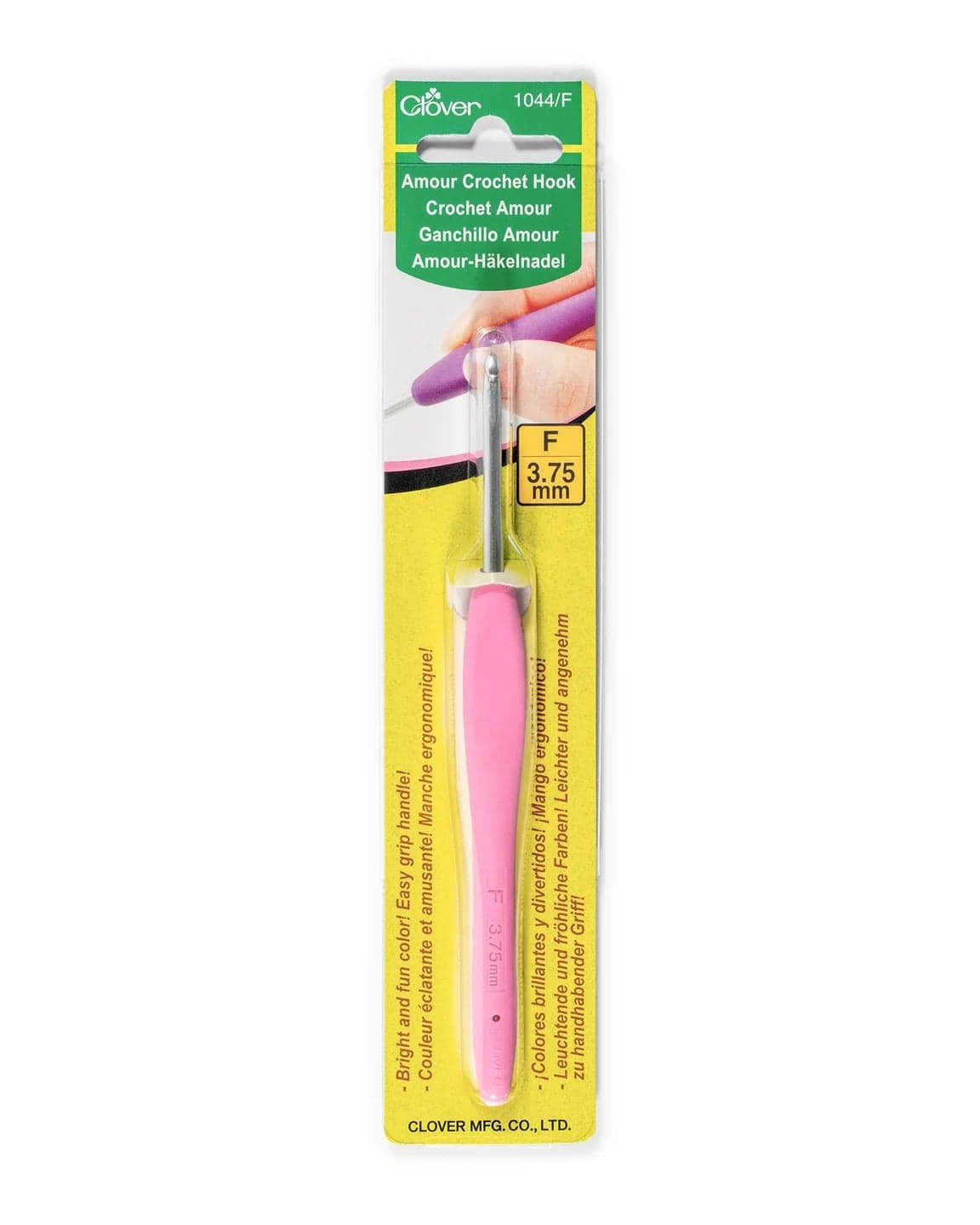 Clover Crochet Hooks F (3.75mm) Clover Amour Crochet Hooks