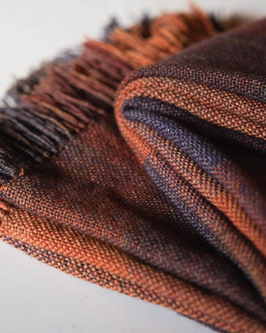 Fast Bundle Fingering Yarns Cabin Blanket Weaving Kit / Warm