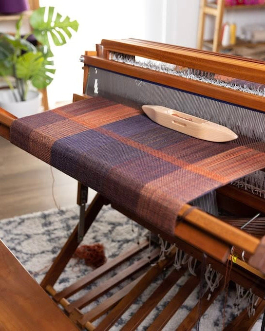 Fast Bundle Fingering Yarns Cabin Blanket Weaving Kit / Warm