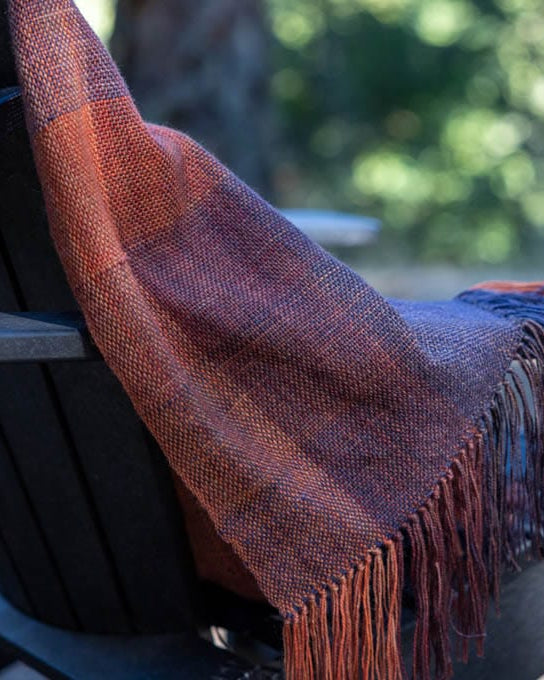 Fast Bundle Fingering Yarns Cabin Blanket Weaving Kit / Warm