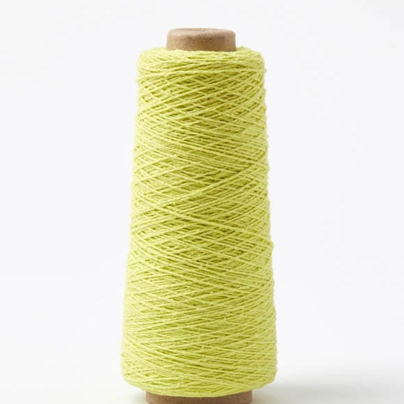 GIST Weaving Yarn Chartreuse Sero Silk Noil Weaving Yarn