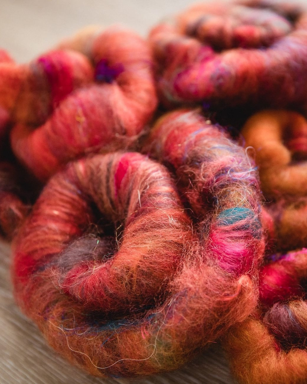 SweetGeorgia Yarns Classes Textured & Luxurious Fibre Blending Workshop with Debbie Held