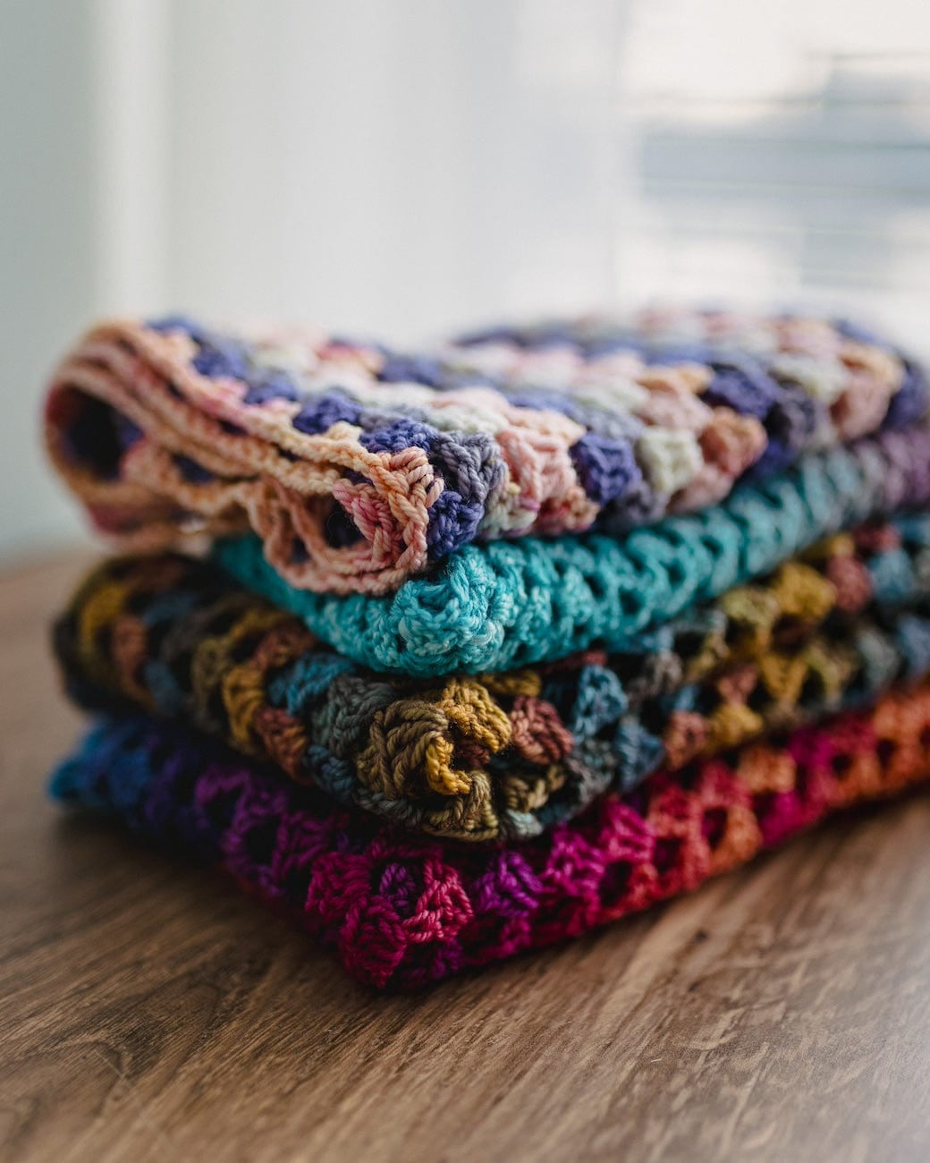 SweetGeorgia Yarns Crochet Patterns Coast to Colour Shawl