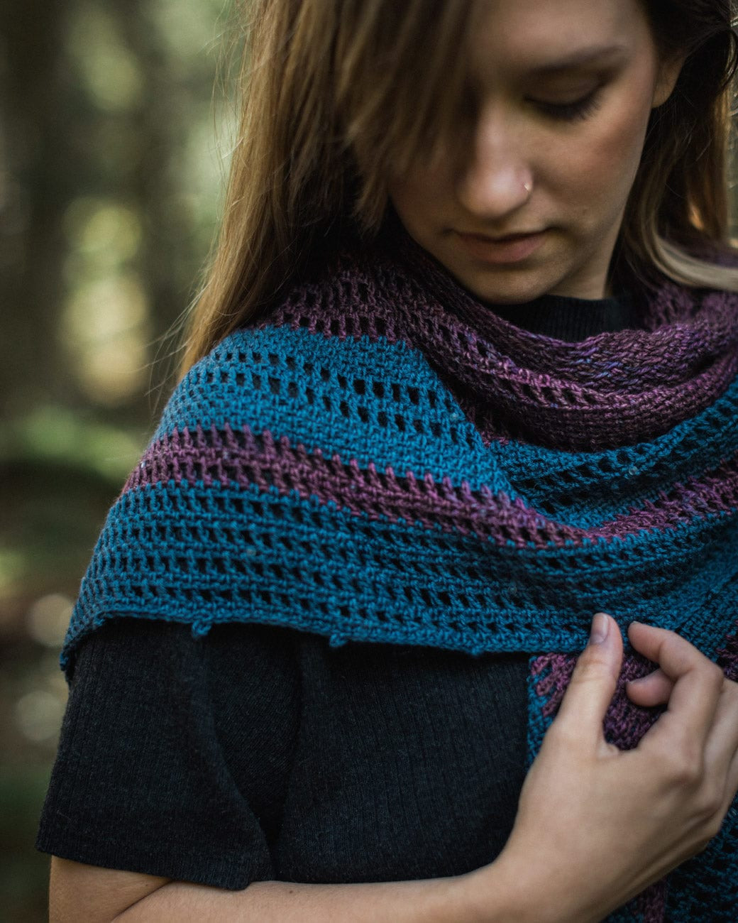 SweetGeorgia Yarns Crochet Patterns Late Rains