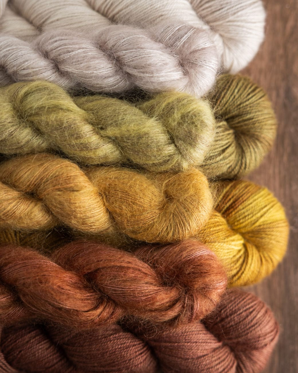 SweetGeorgia Yarns DK Yarns Falling Leaves Yarn Set
