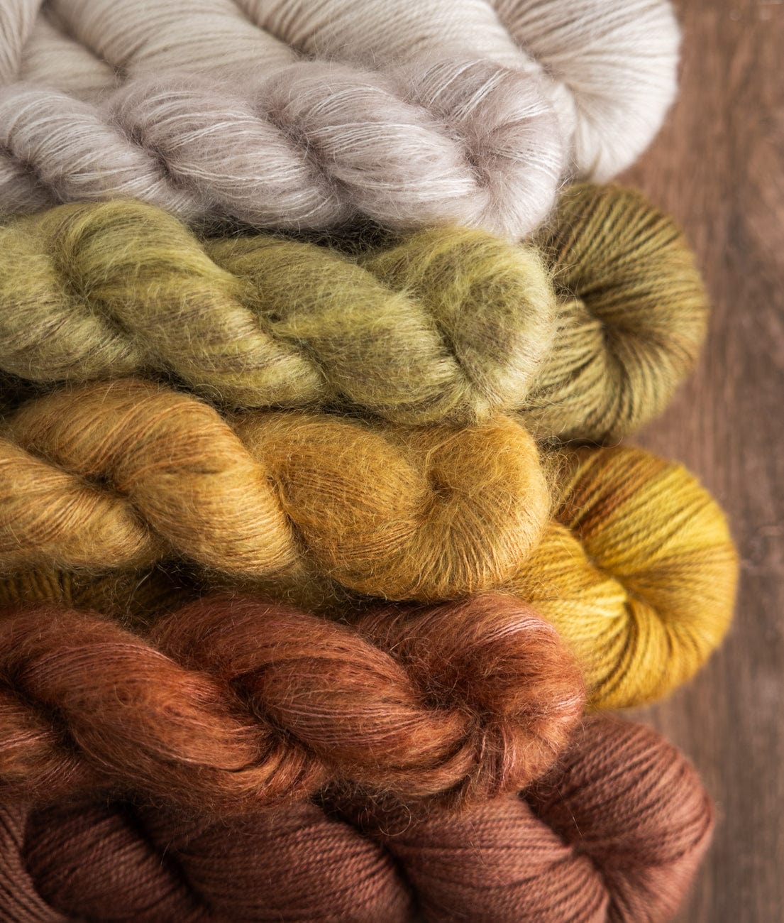 SweetGeorgia Yarns DK Yarns Falling Leaves Yarn Set