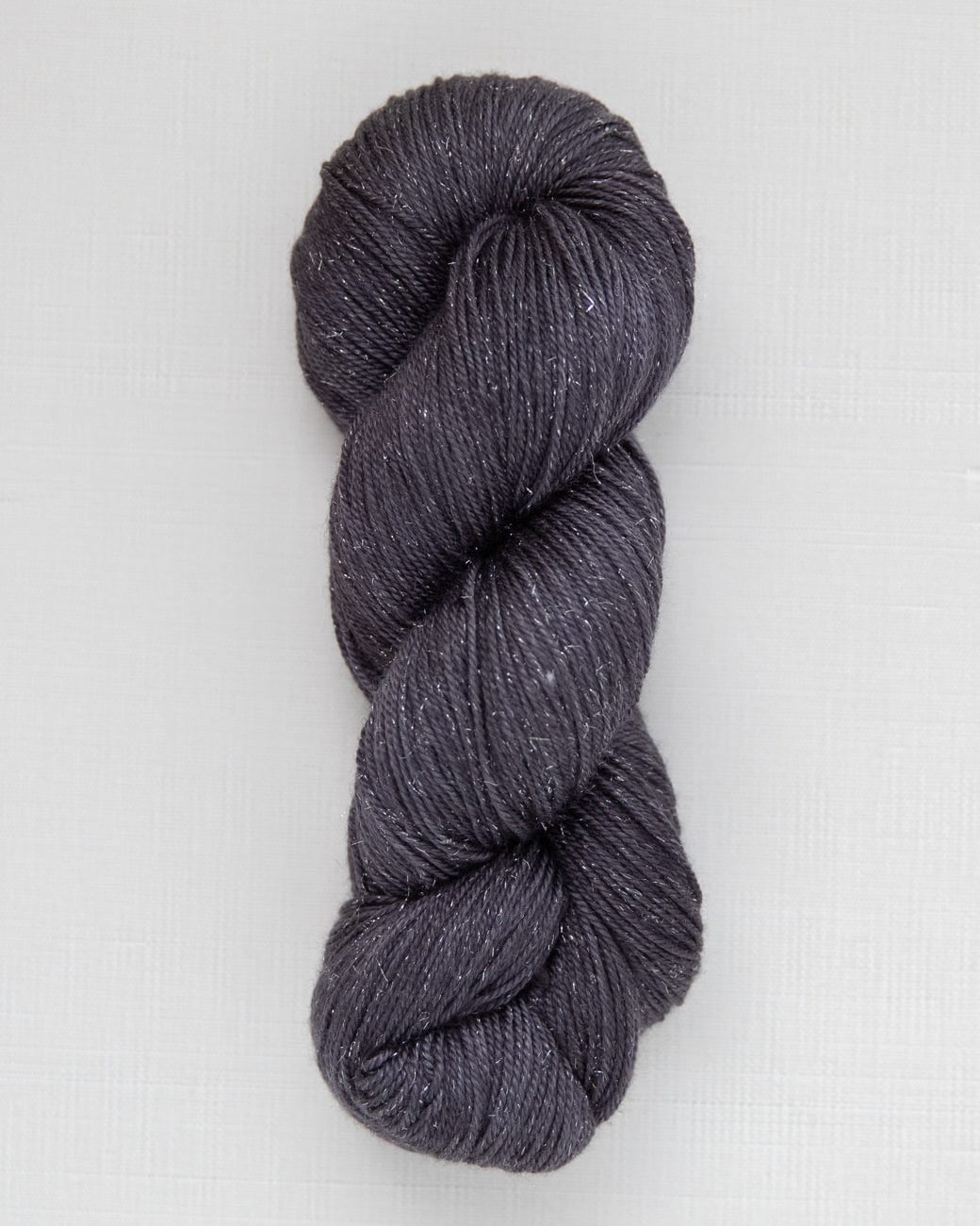 SweetGeorgia Yarns Fingering Yarns Charcoal CashLuxe Spark