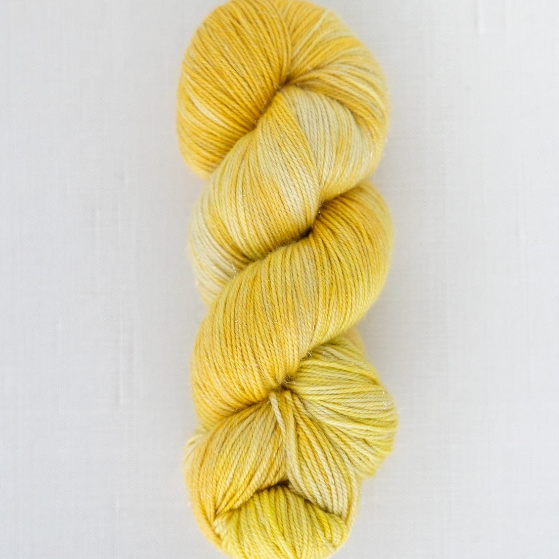 SweetGeorgia Yarns Fingering Yarns Lemon Curd CashLuxe Spark
