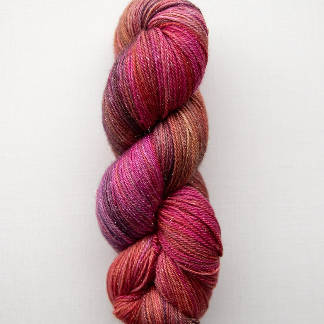 SweetGeorgia Yarns Fingering Yarns Strawberry Tea CashLuxe Spark