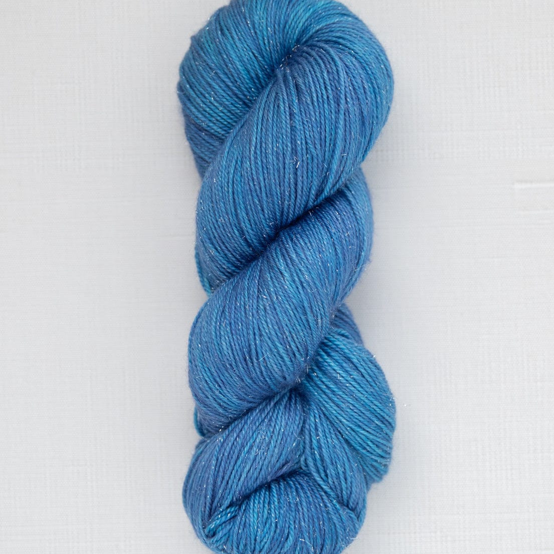 SweetGeorgia Yarns Fingering Yarns Summer Sky CashLuxe Spark