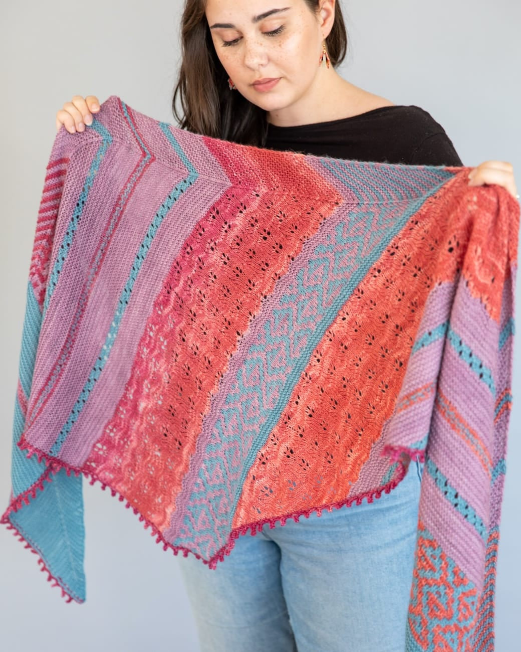 SweetGeorgia Yarns Knitting Patterns Autumn Dahlias