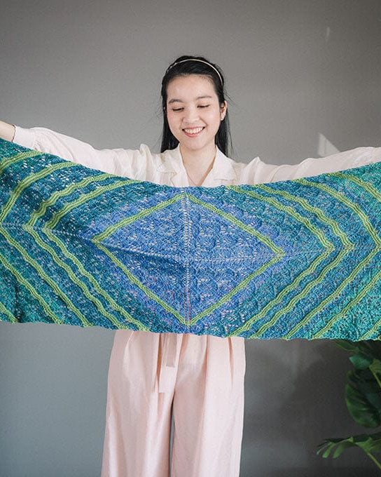 SweetGeorgia Yarns Knitting Patterns Blue Sunset