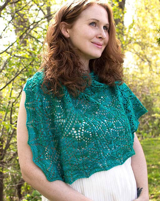 SweetGeorgia Yarns Knitting Patterns Bridgeward Leaves