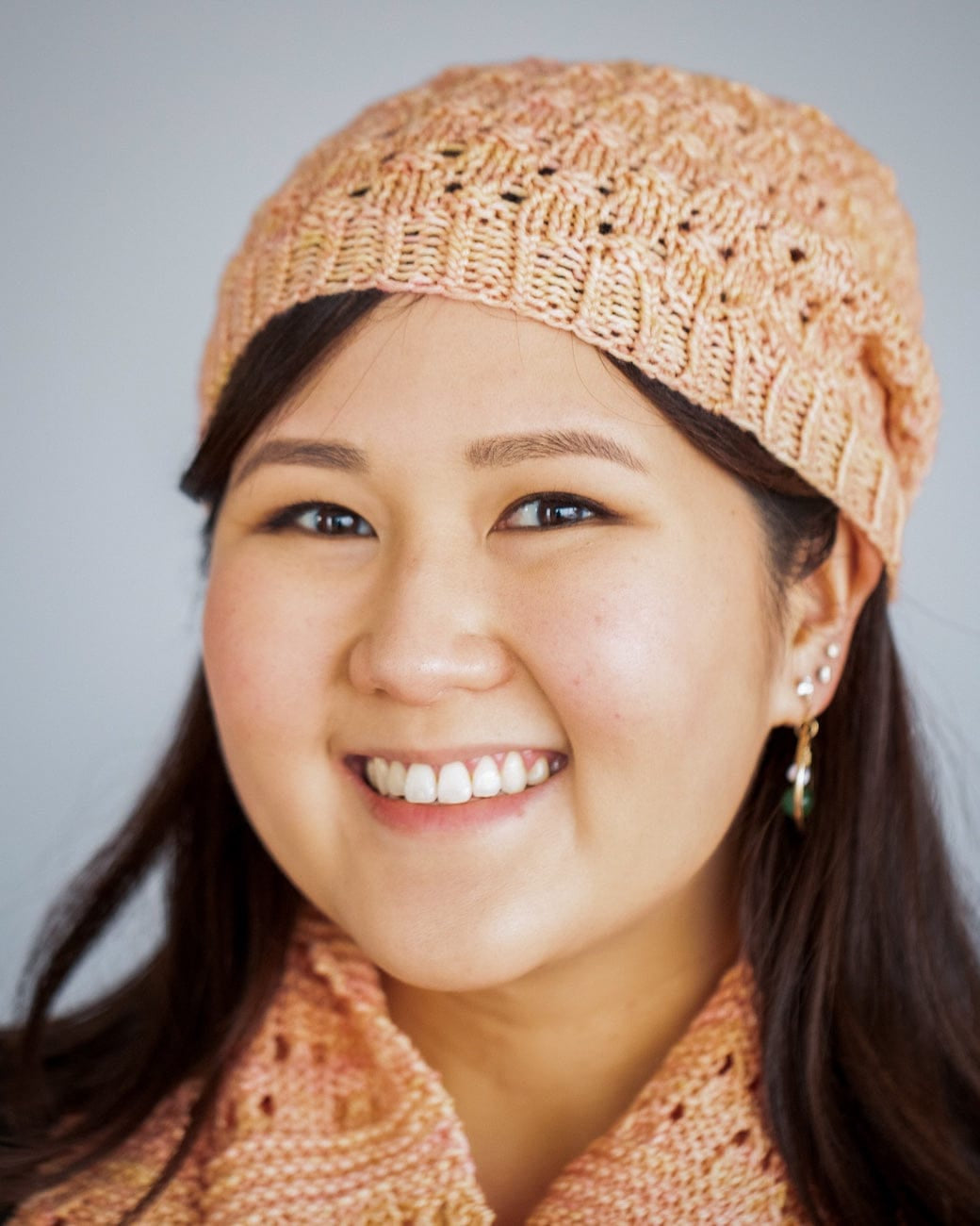 SweetGeorgia Yarns Knitting Patterns Candied Peach Set