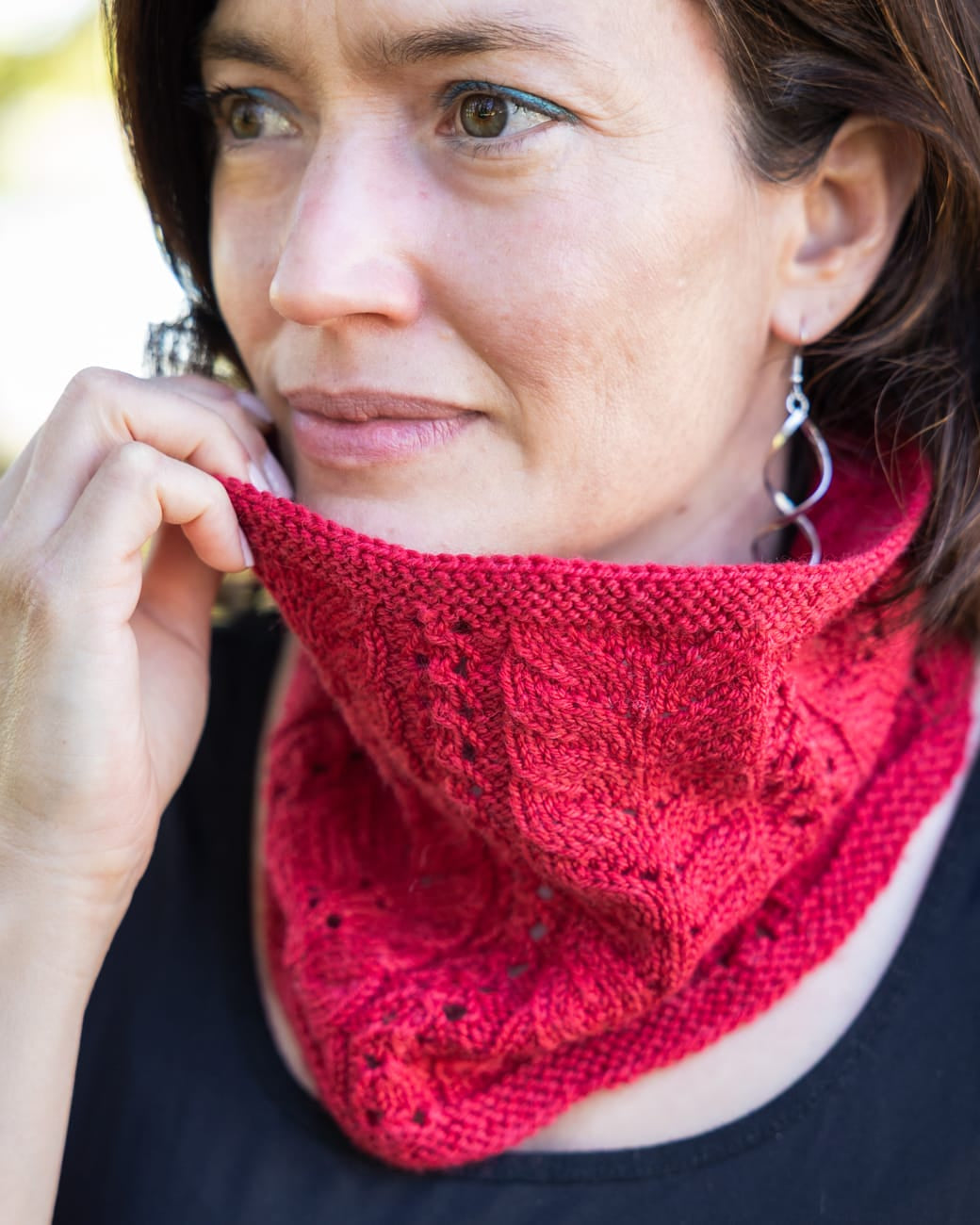 SweetGeorgia Yarns Knitting Patterns Cherry Lane Cowl