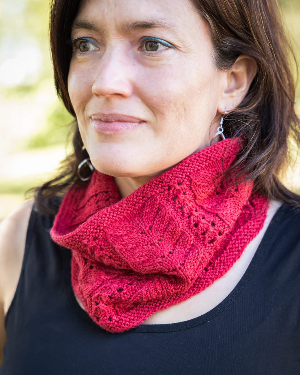 SweetGeorgia Yarns Knitting Patterns Cherry Lane Cowl