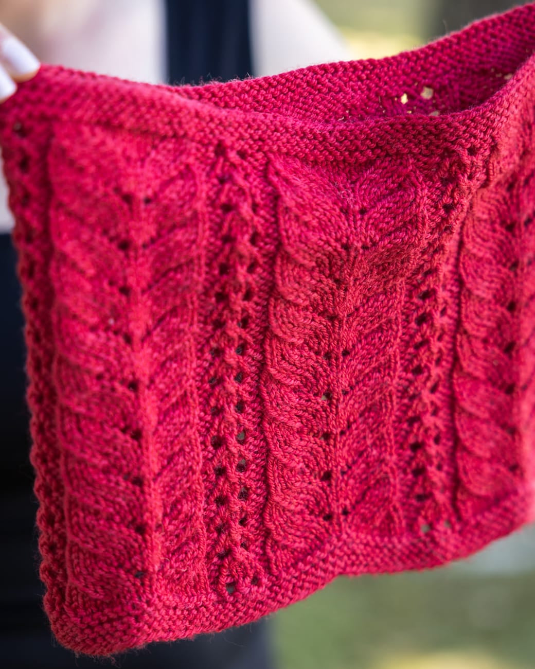 SweetGeorgia Yarns Knitting Patterns Cherry Lane Cowl