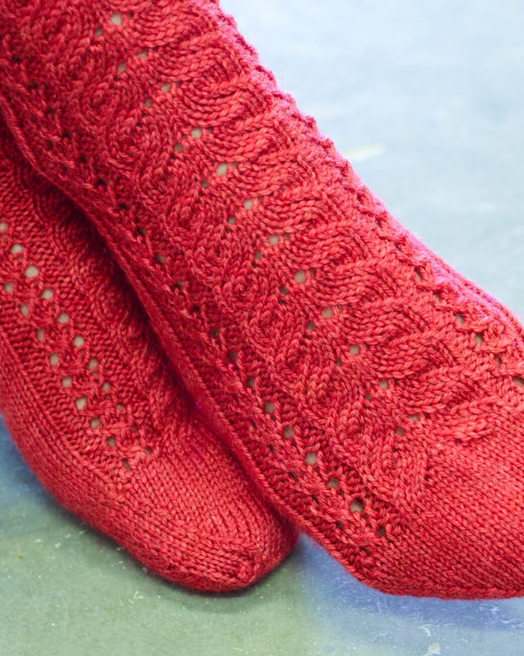 SweetGeorgia Yarns Knitting Patterns Cherry Lane Socks