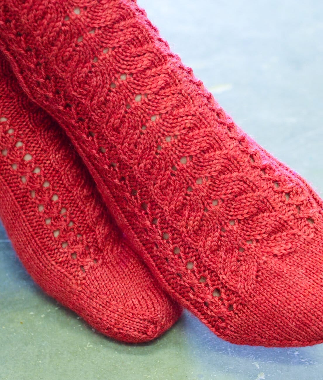 SweetGeorgia Yarns Knitting Patterns Cherry Lane Socks