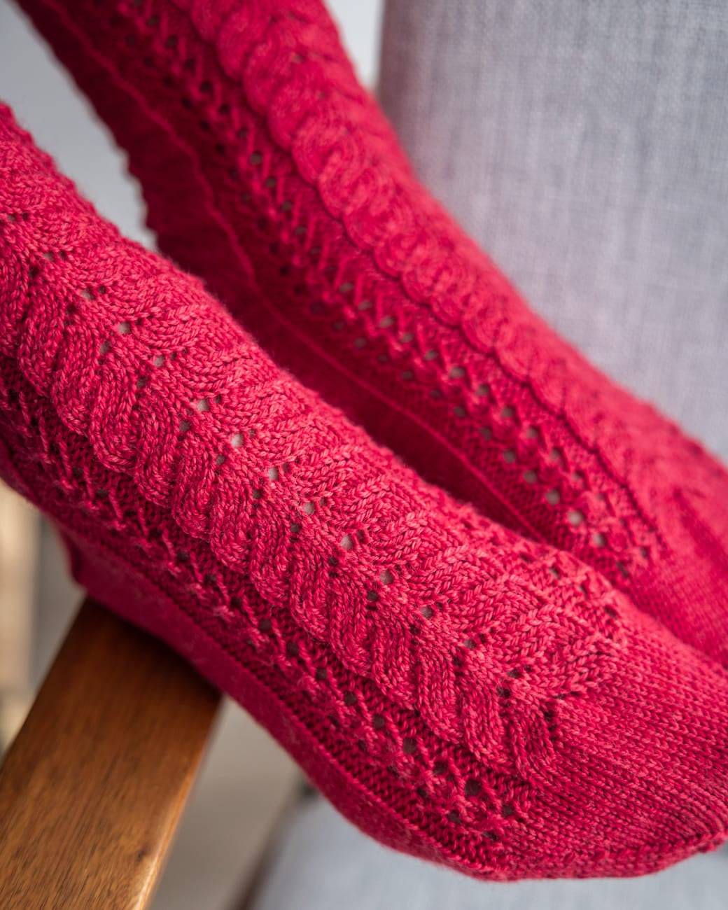 SweetGeorgia Yarns Knitting Patterns Cherry Lane Socks