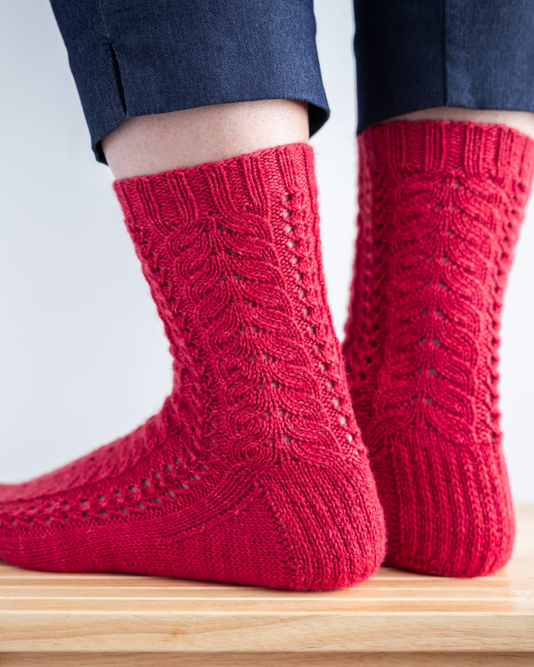 SweetGeorgia Yarns Knitting Patterns Cherry Lane Socks
