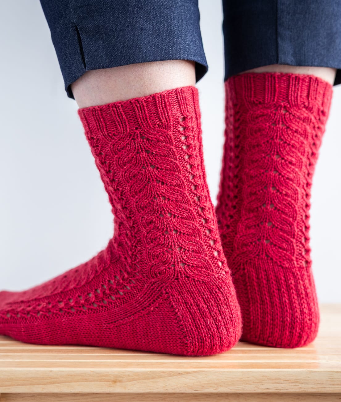 SweetGeorgia Yarns Knitting Patterns Cherry Lane Socks