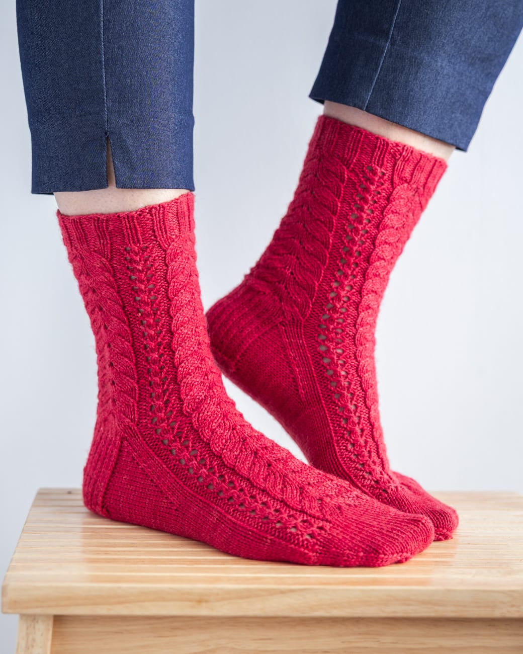 SweetGeorgia Yarns Knitting Patterns Cherry Lane Socks