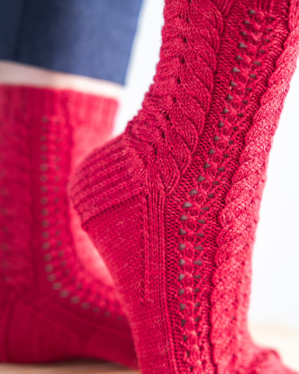 SweetGeorgia Yarns Knitting Patterns Cherry Lane Socks