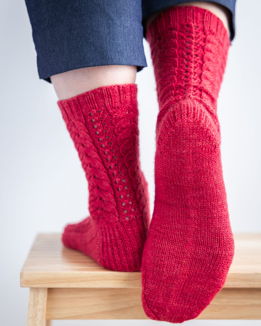 SweetGeorgia Yarns Knitting Patterns Cherry Lane Socks