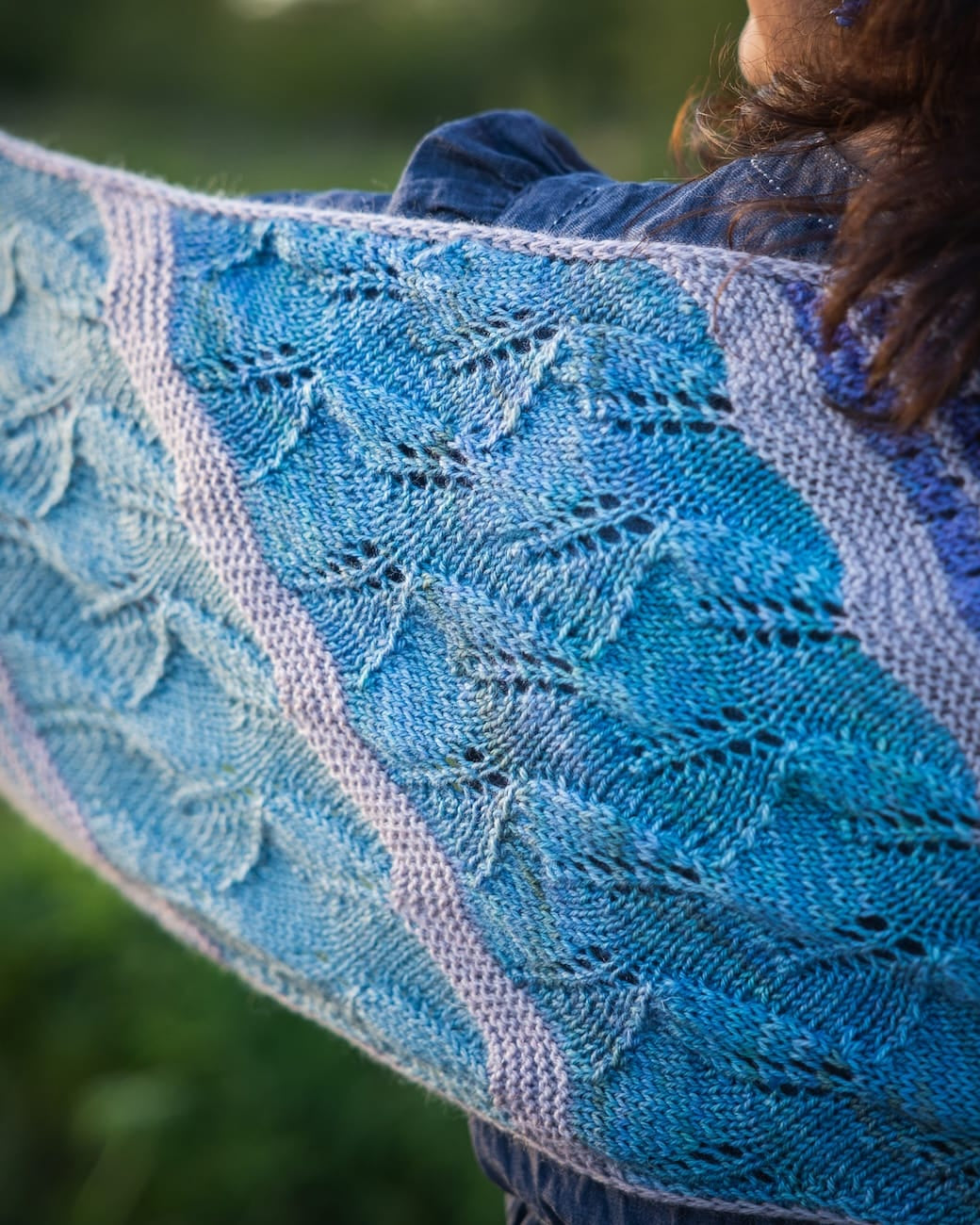 SweetGeorgia Yarns Knitting Patterns Hebe Sunset Scarf