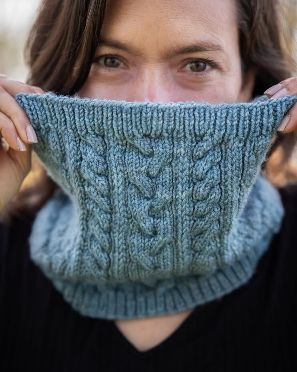SweetGeorgia Yarns Knitting Patterns Horseshoe Bay Cowl