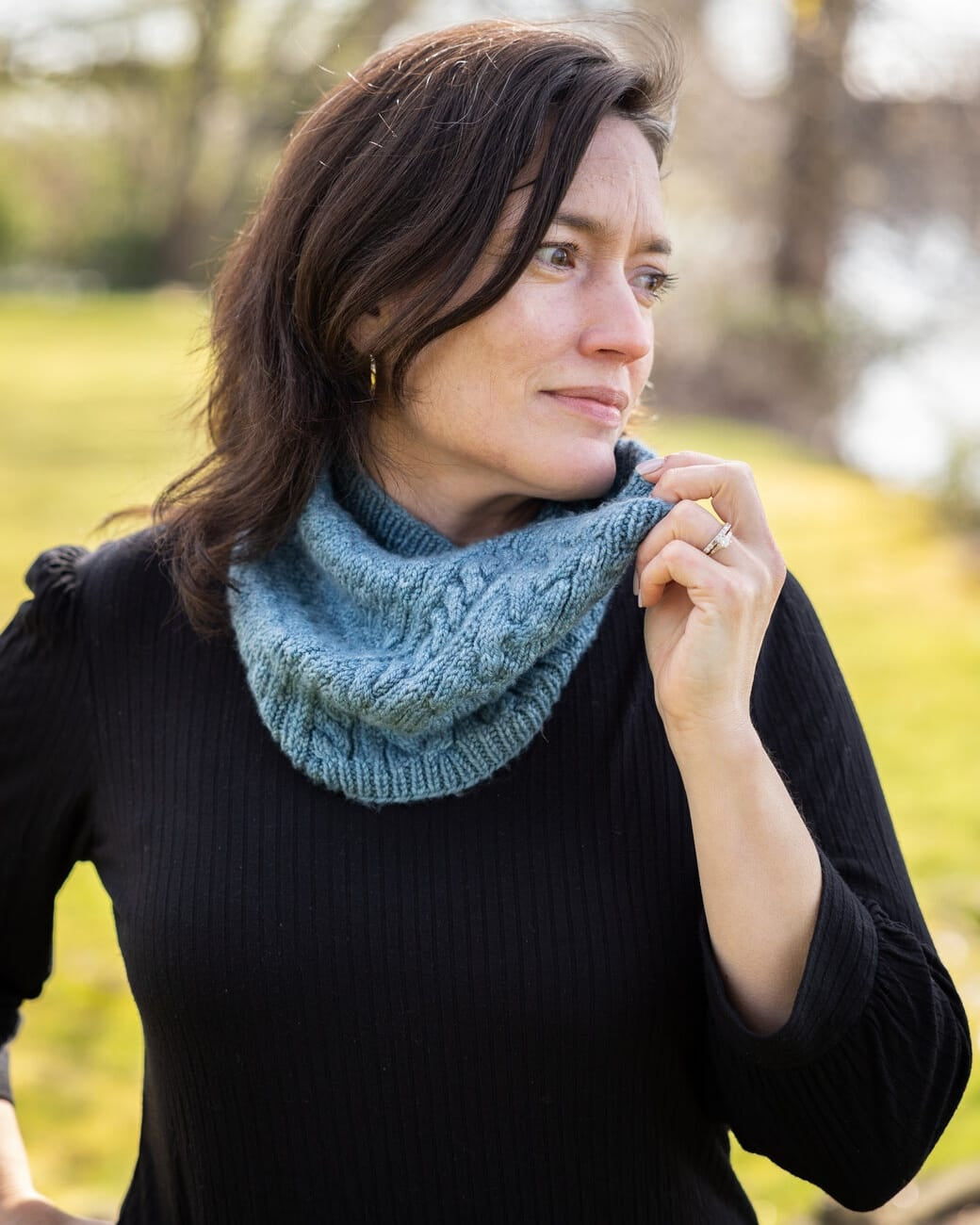 SweetGeorgia Yarns Knitting Patterns Horseshoe Bay Cowl