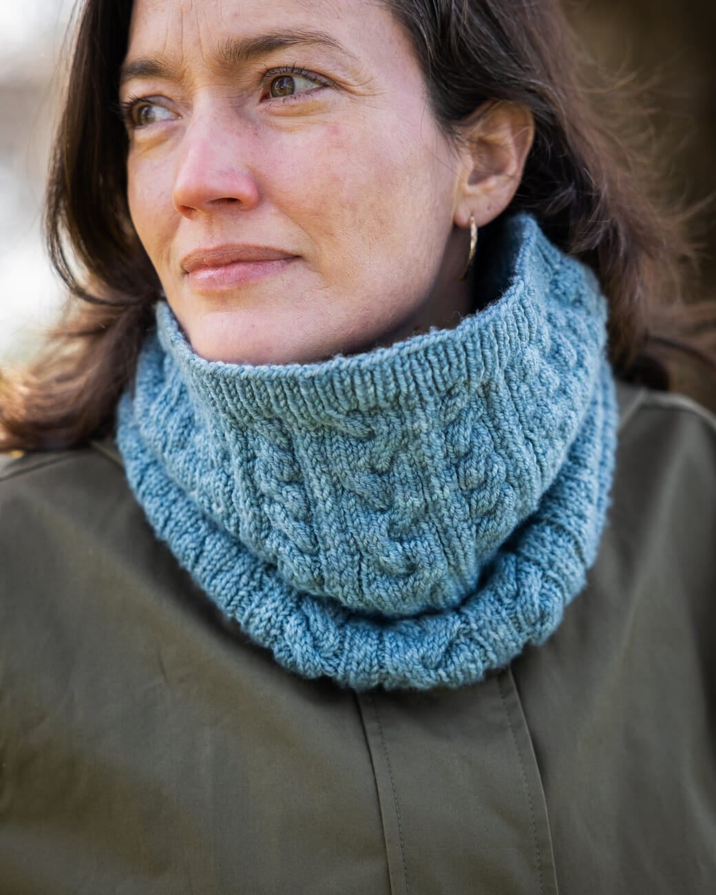 SweetGeorgia Yarns Knitting Patterns Horseshoe Bay Cowl
