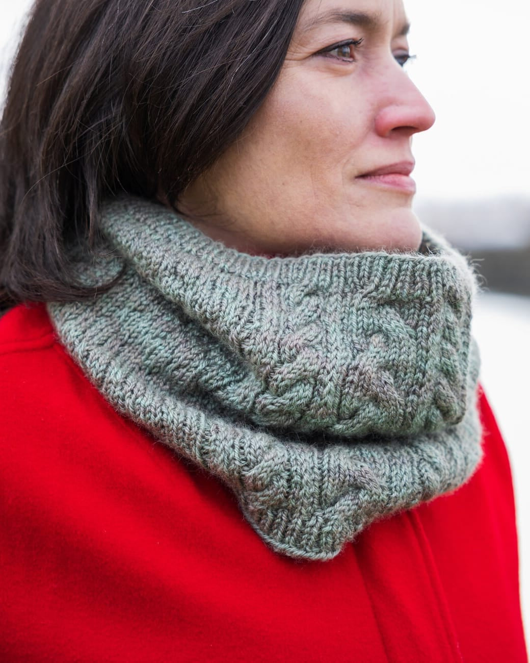 SweetGeorgia Yarns Knitting Patterns Horseshoe Bay Cowl