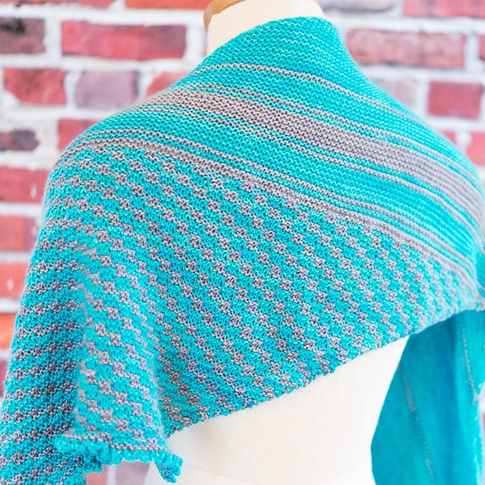 SweetGeorgia Yarns Knitting Patterns Lana'i Scarf