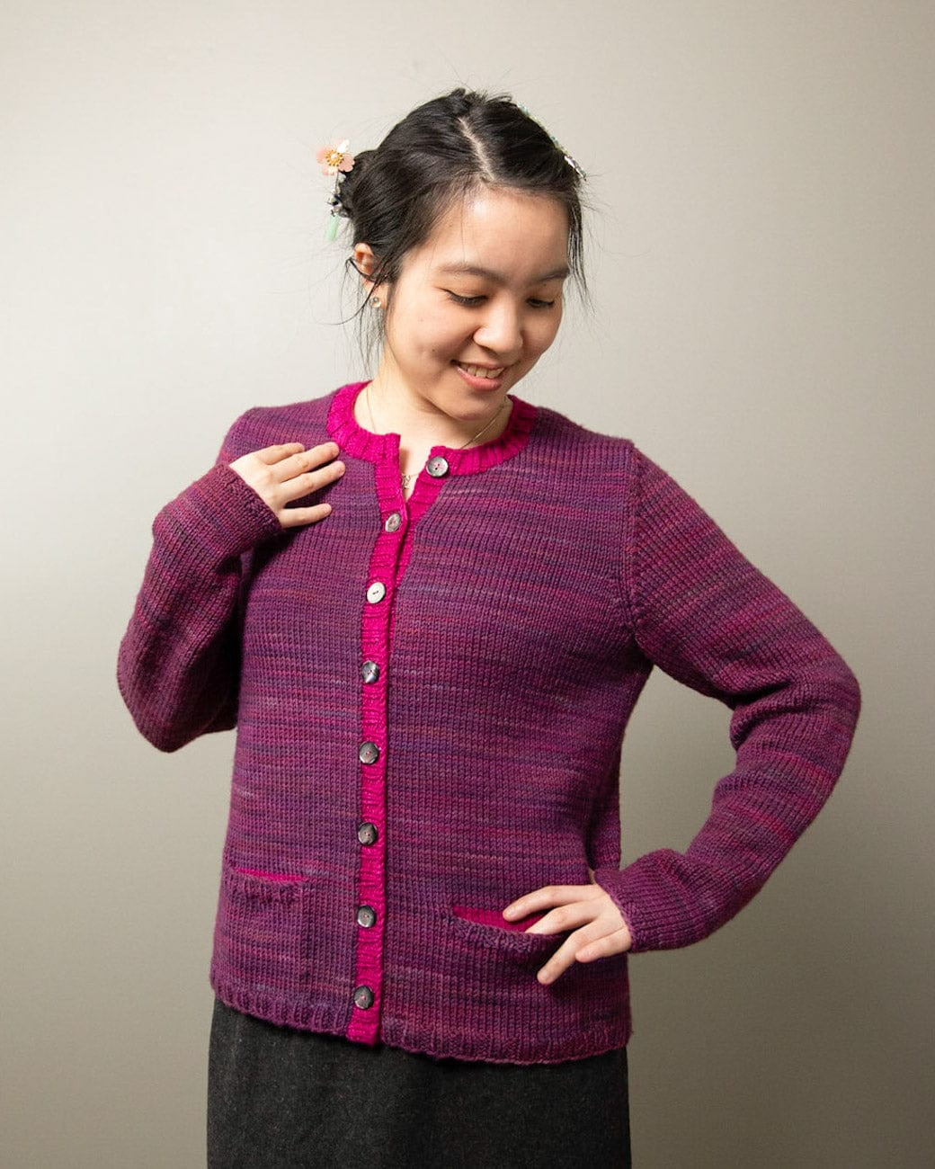 SweetGeorgia Yarns Knitting Patterns Little Basic Cardi: Worsted