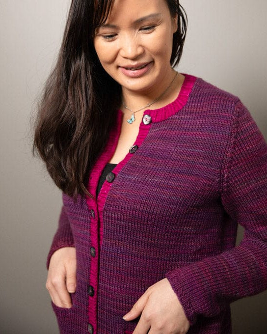 SweetGeorgia Yarns Knitting Patterns Little Basic Cardi: Worsted