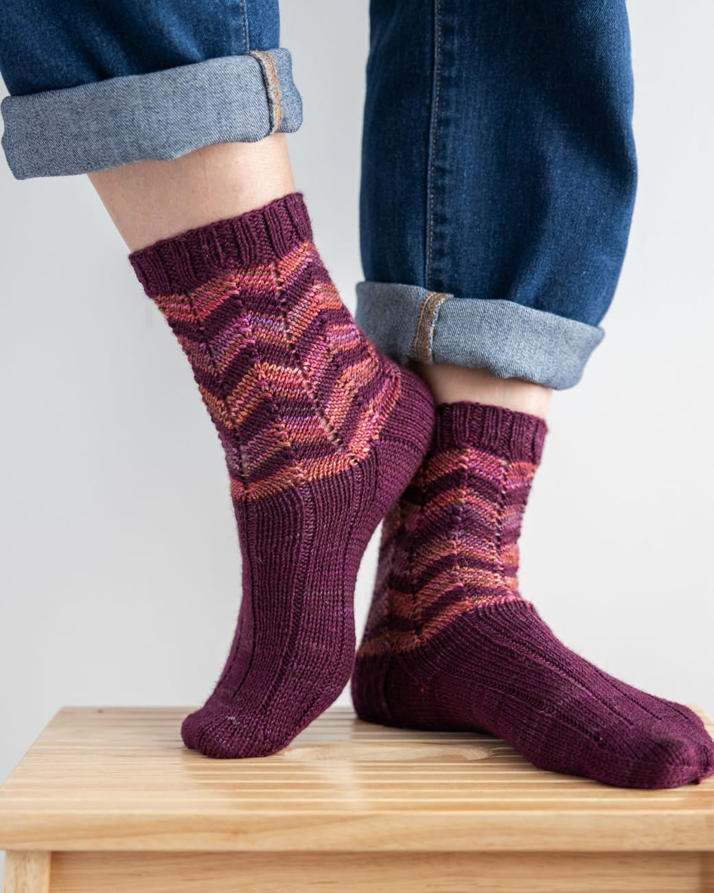 SweetGeorgia Yarns Knitting Patterns Petal Socks