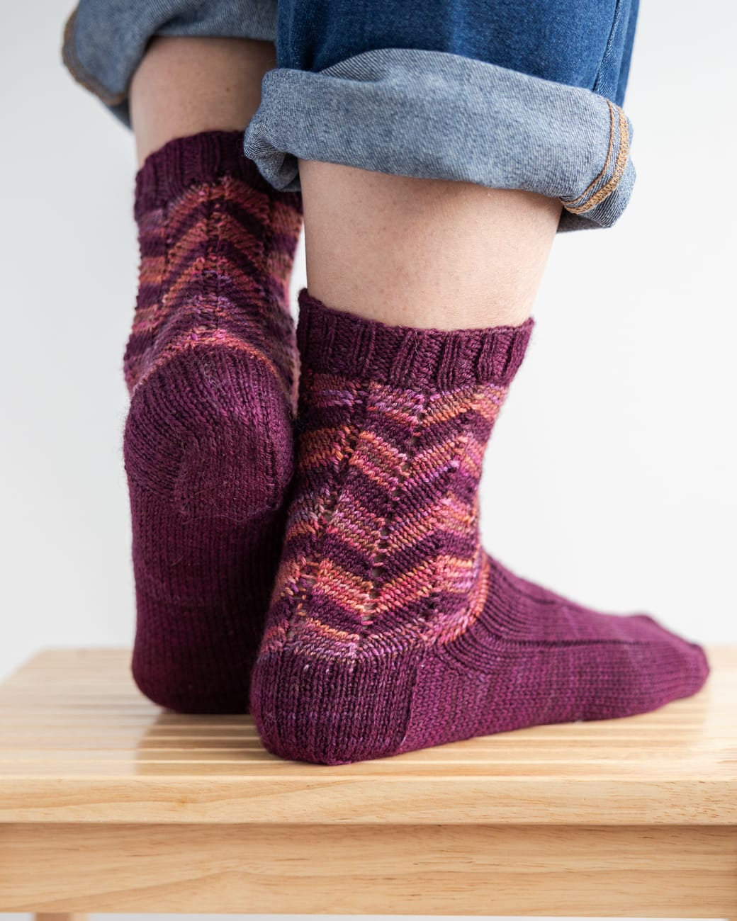SweetGeorgia Yarns Knitting Patterns Petal Socks