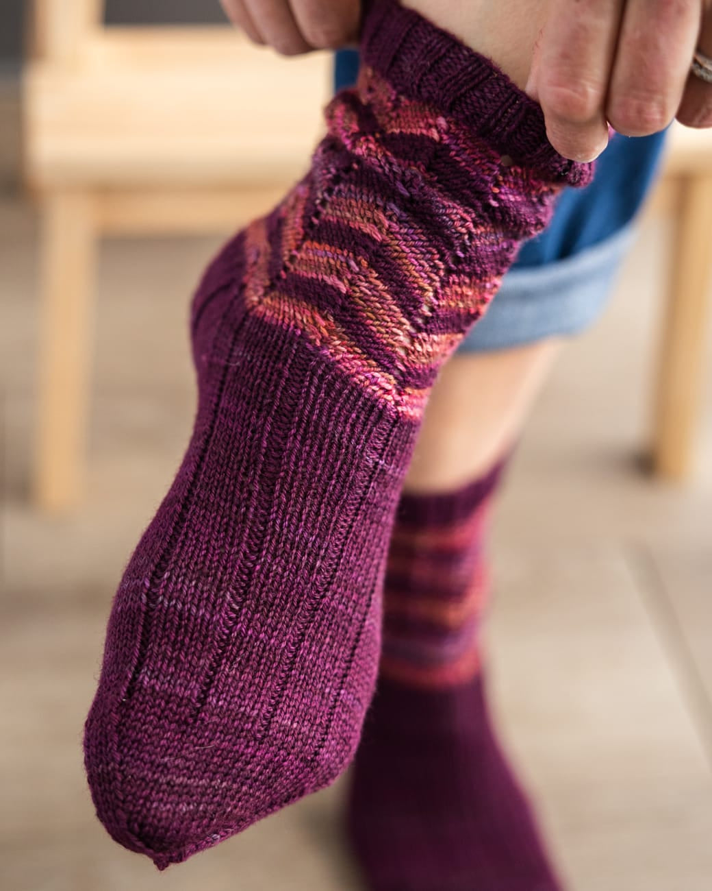 SweetGeorgia Yarns Knitting Patterns Petal Socks