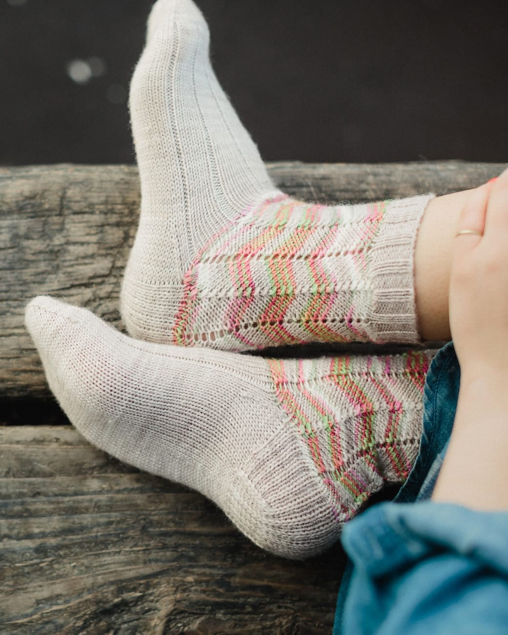 SweetGeorgia Yarns Knitting Patterns Petal Socks