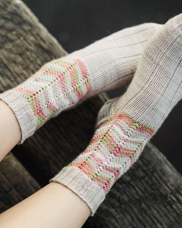 SweetGeorgia Yarns Knitting Patterns Petal Socks