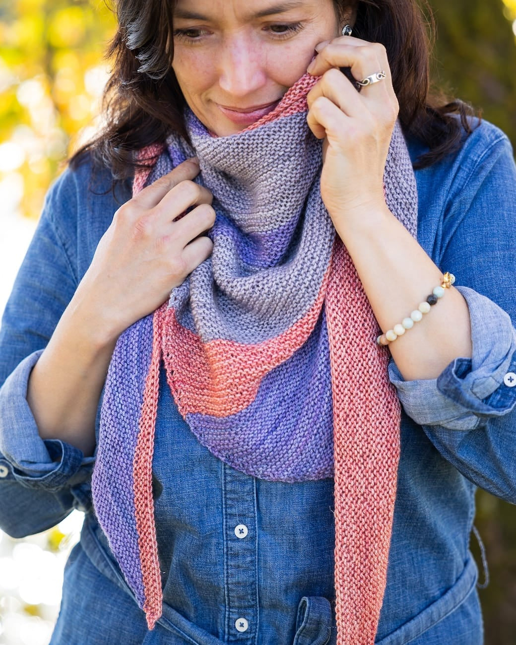 SweetGeorgia Yarns Knitting Patterns Sail Shawl