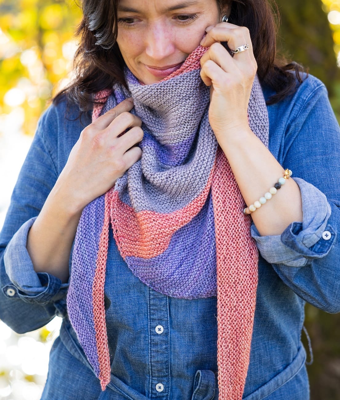SweetGeorgia Yarns Knitting Patterns Sail Shawl