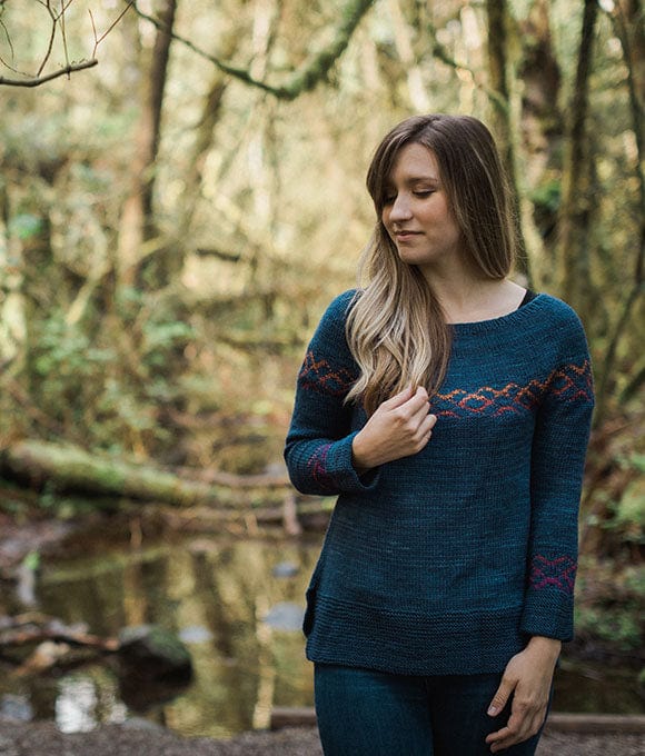 SweetGeorgia Yarns Knitting Patterns Sunset Lines
